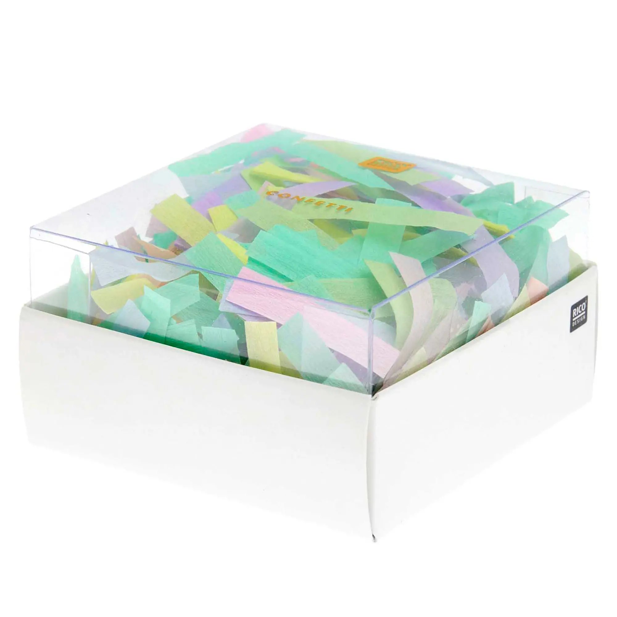 Krepp Konfetti -Regenbogen Pastell Mix15g