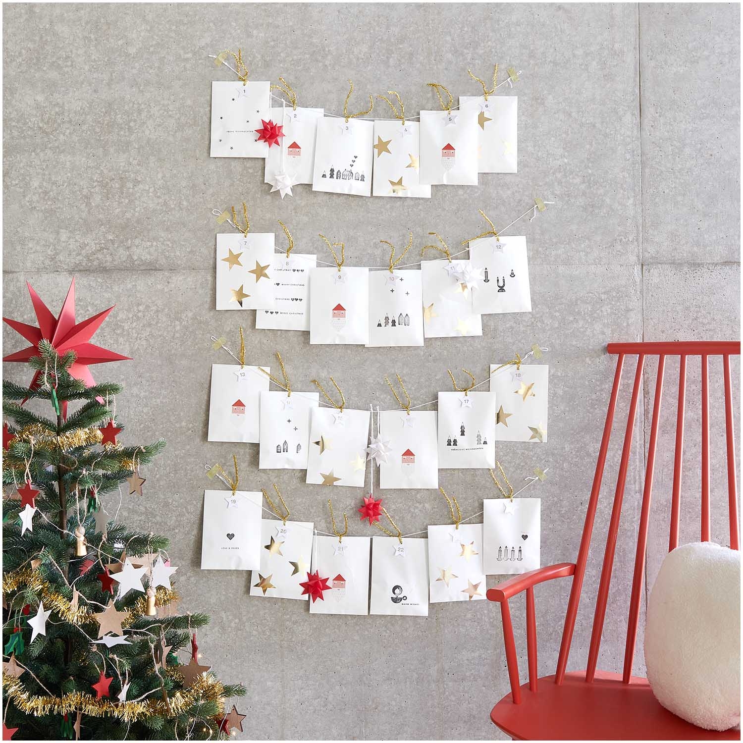 Stempelset "Merry Christmas" 27-teilig