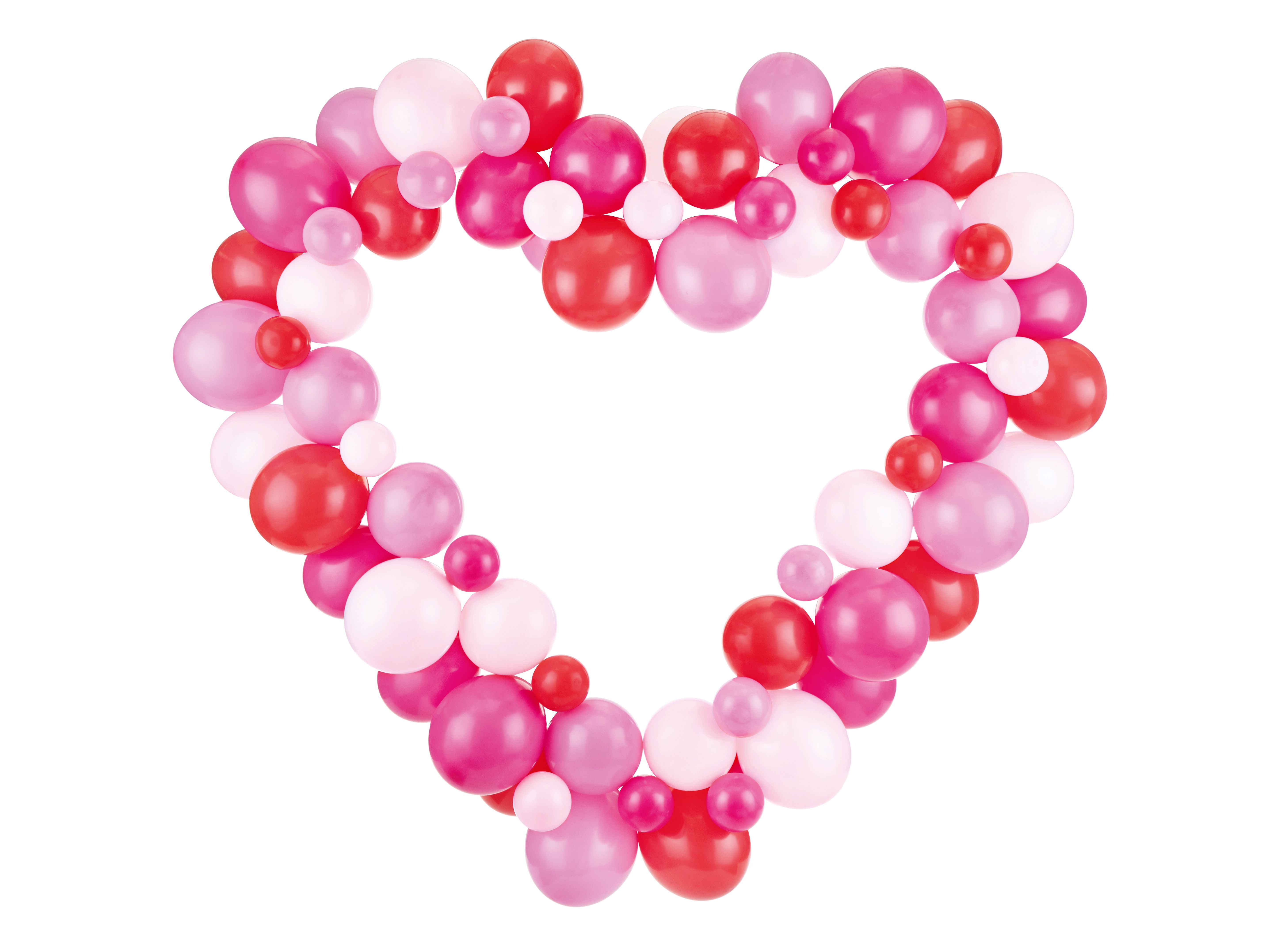 DIY "Ballonherz" zum selberbauen-Rosa