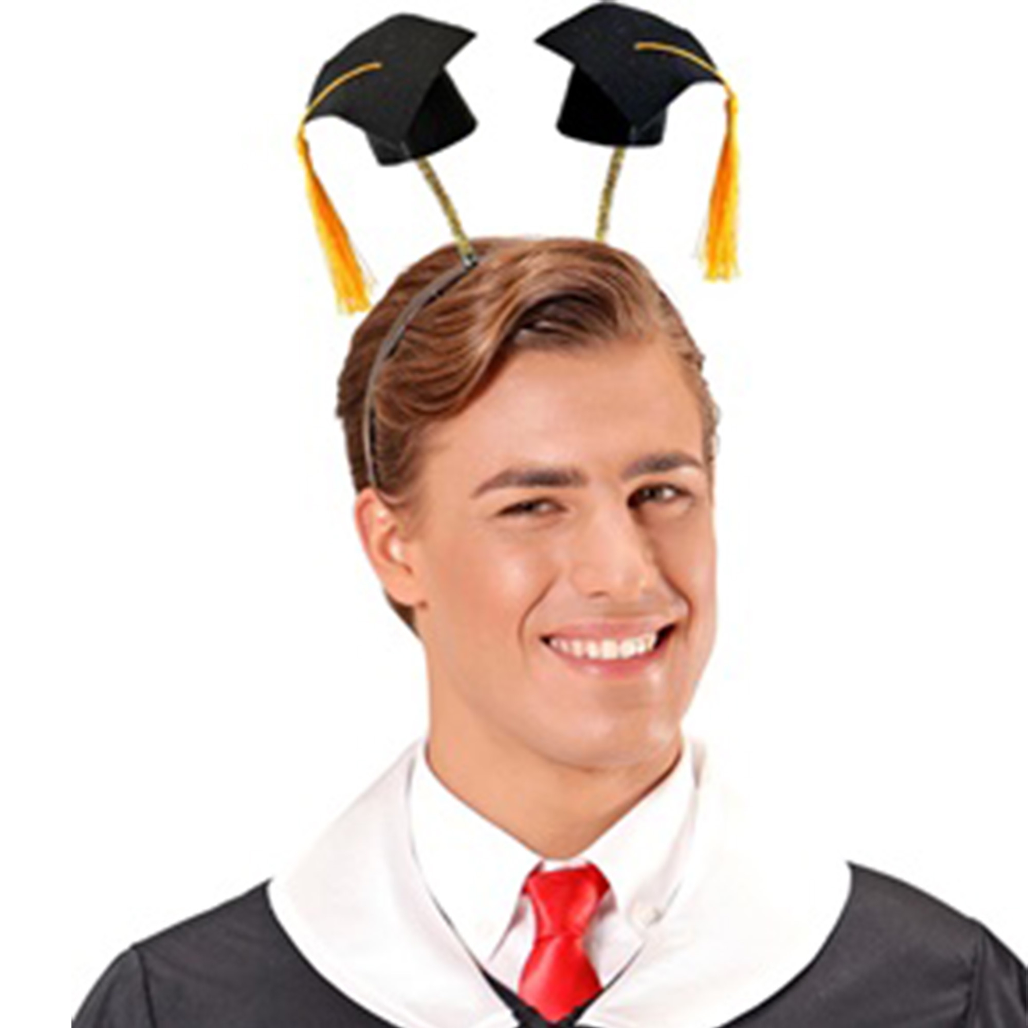 Haareif mit Absolventenhüten Leute, Person, Abschluss, Anzug, Gesicht