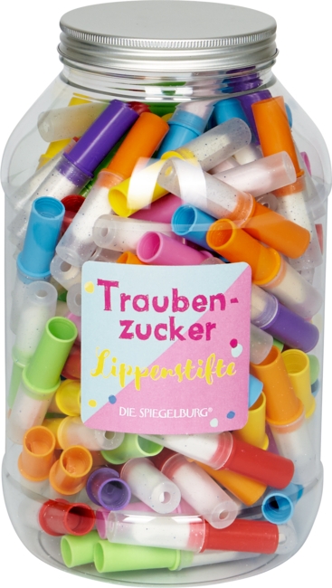 Traubenzucker - "Bunte Lippenstifte" Traubenzucker - "Bunte Lippenstifte"