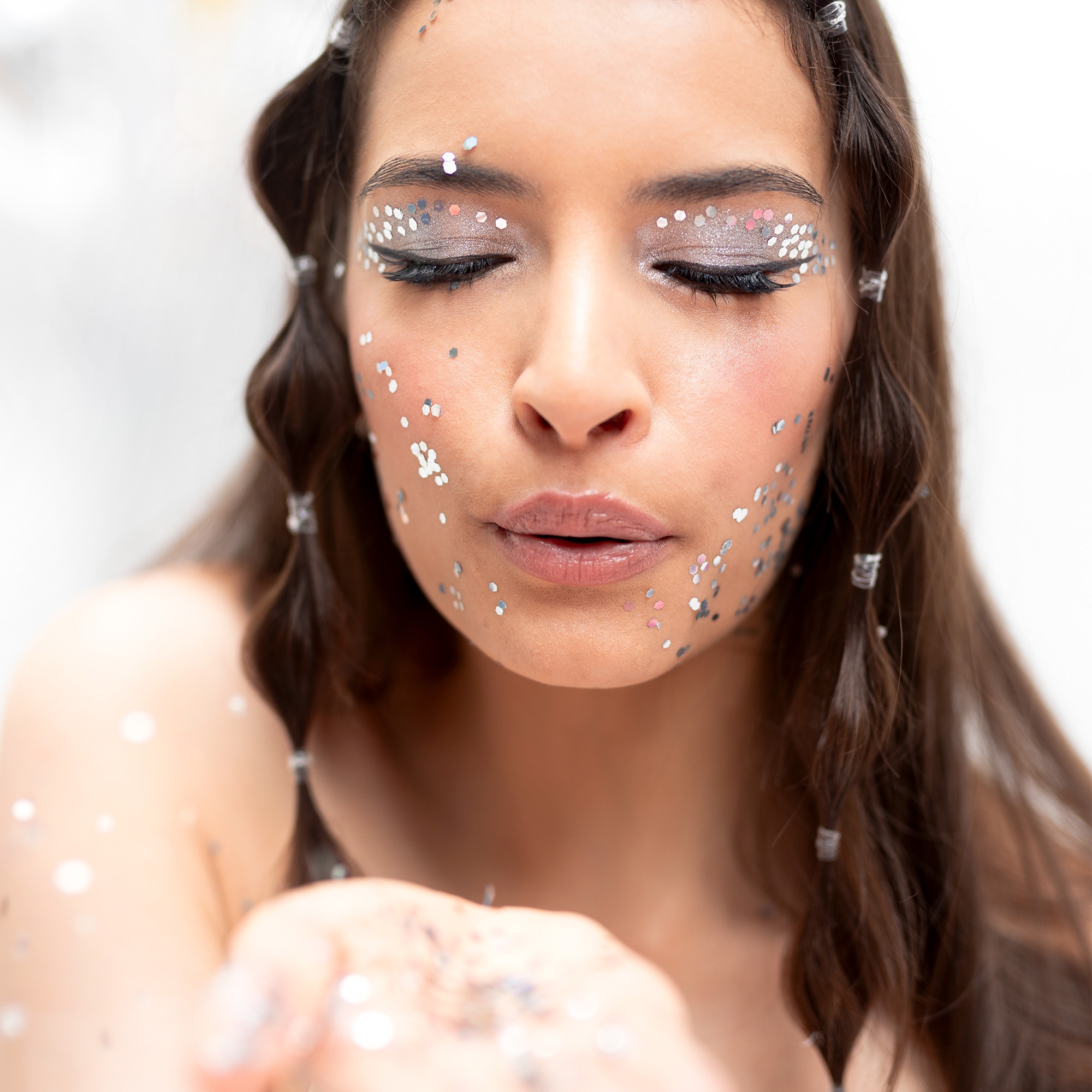 Glitzer für Gesicht und Körper in Holografisch, 3 g Glitzer für Gesicht und Körper in Holografisch, 3 g