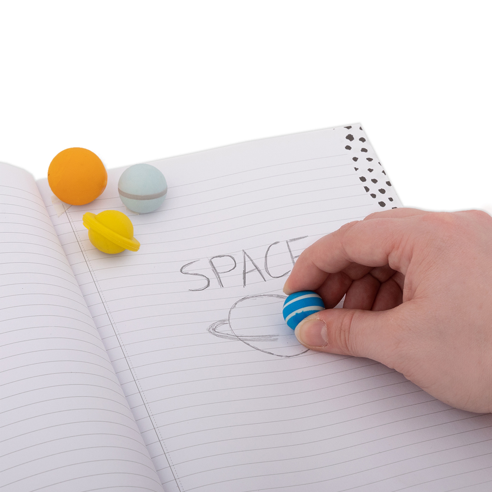 8 Radierer "Sonnensystem" Baby, Person