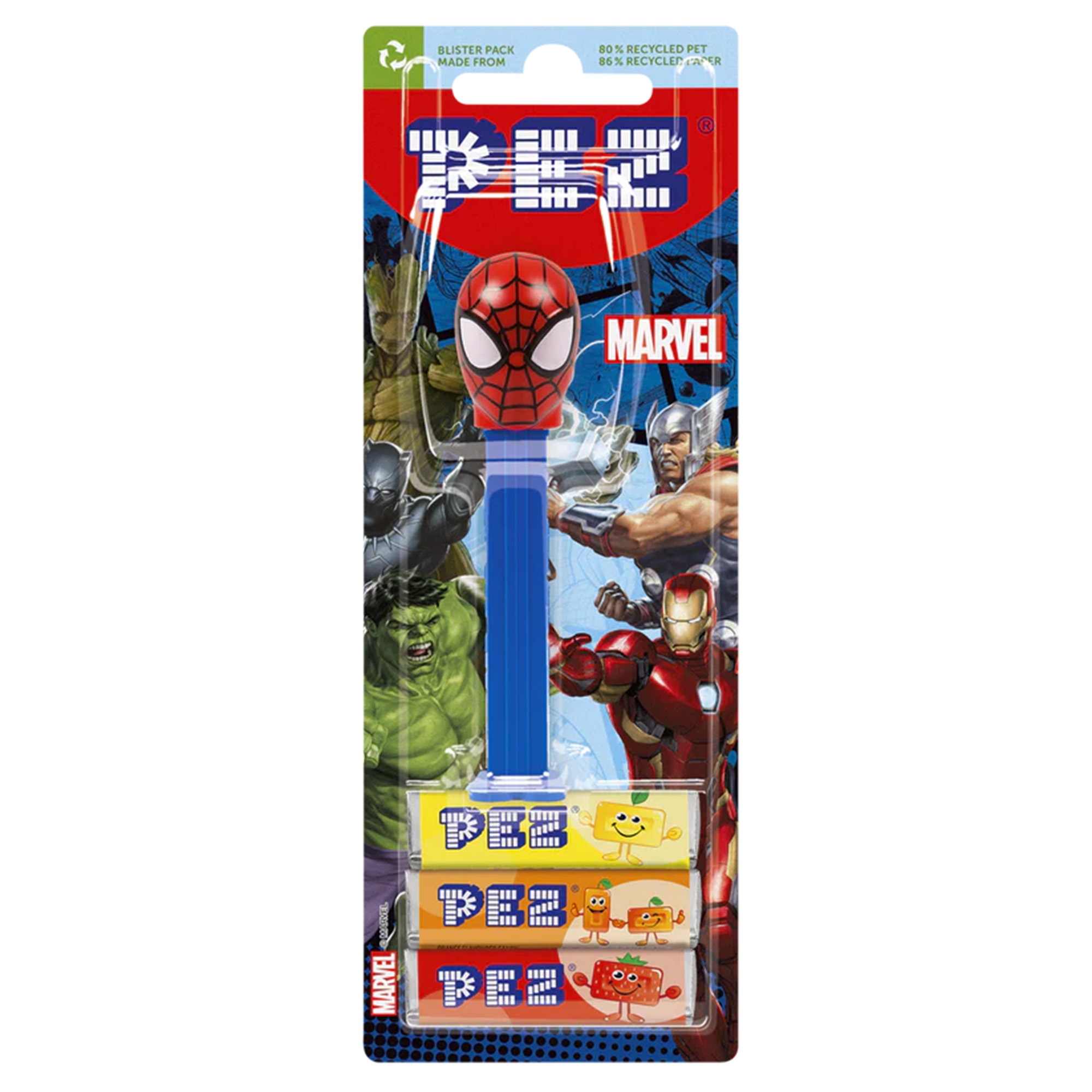 PEZ - Spiderman "Marvel" Spender & Bonbons Erwachsener, Männlich, Mann, Person, PEZ-Spender