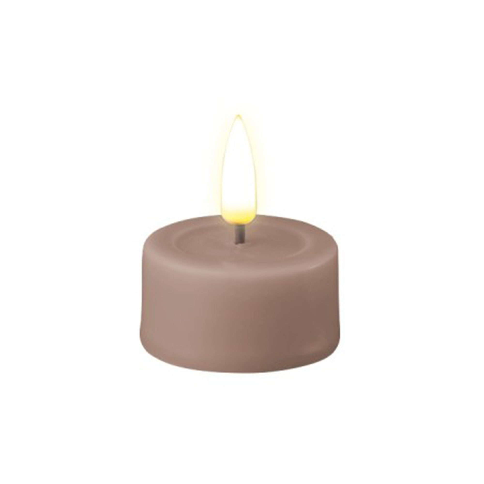 Deluxe - 2 LED Teelichter Rose 4 cm