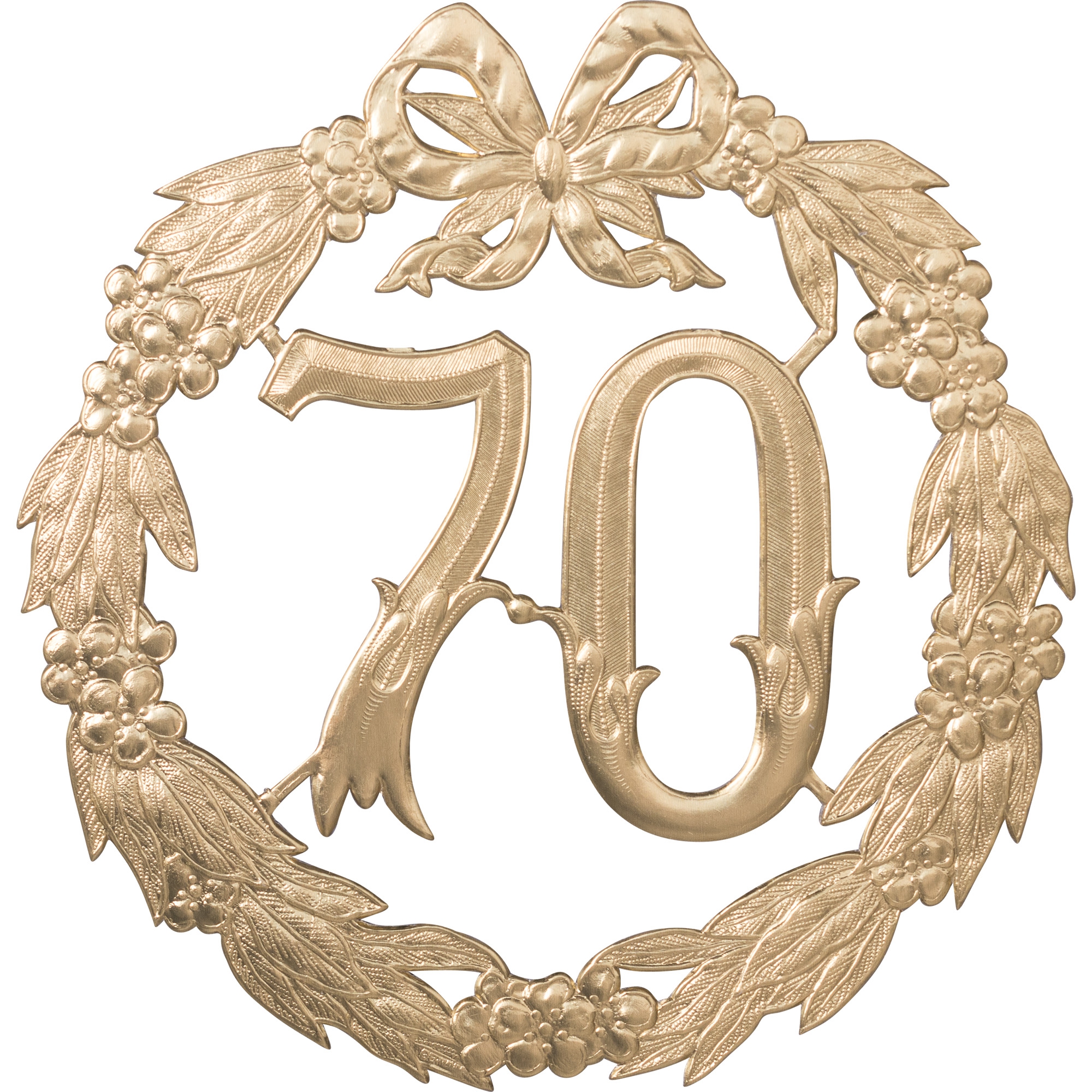 Jubiläumszahl Gold "70" Jubiläumszahl Gold "70"