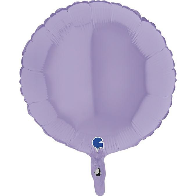Folienballon Rund Matte Lila 45cm