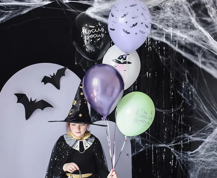 6 Latexballons im Set "Hokus Pokus Hexe" 6 Latexballons im Set "Hokus Pokus Hexe"