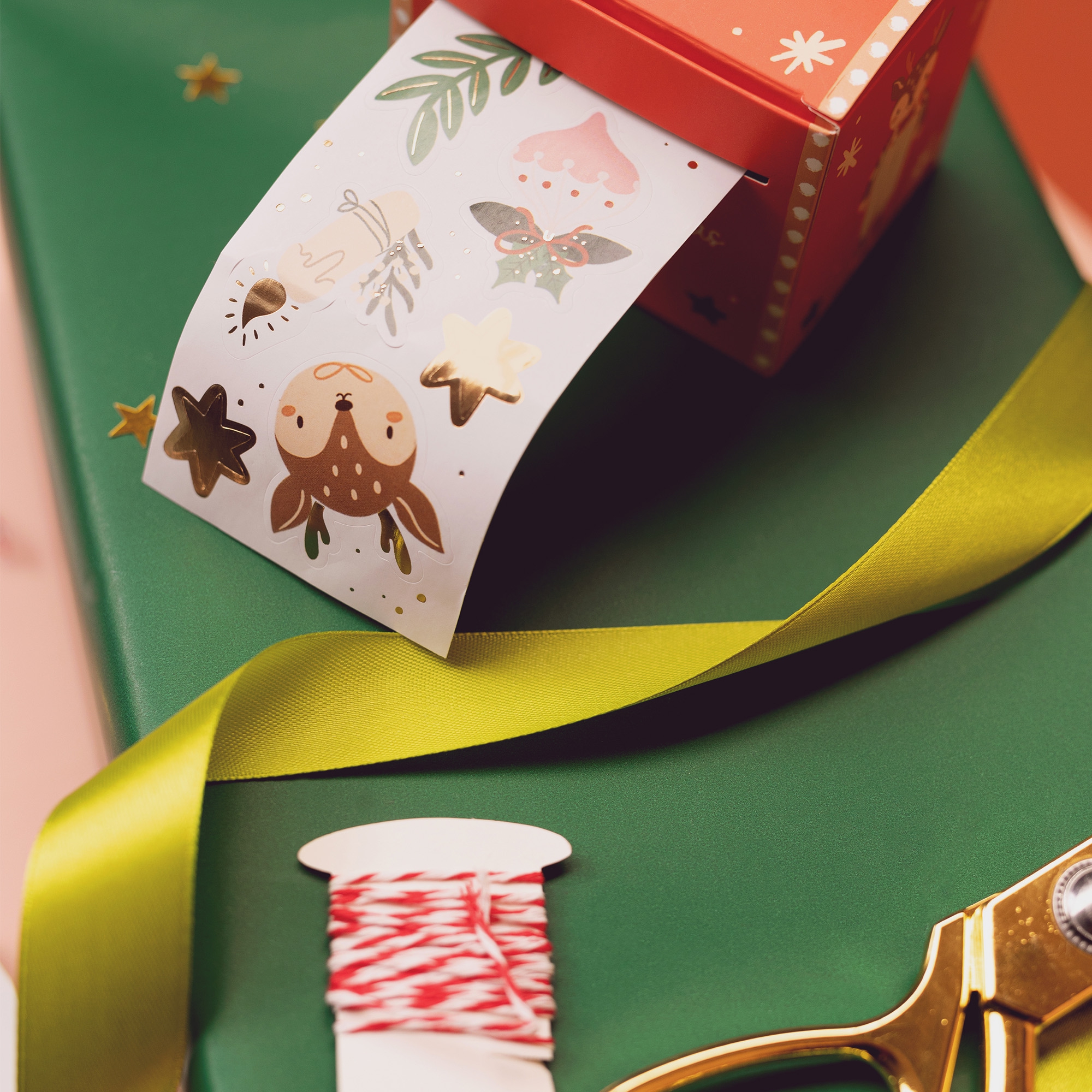 Fröhliche Weihnachten Aufkleber Fröhliche Weihnachten Aufkleber