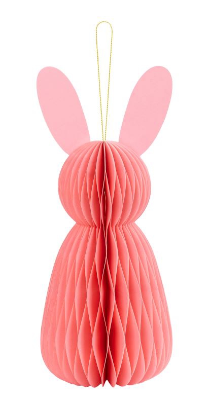 Wabenball "Osterhase" rosa