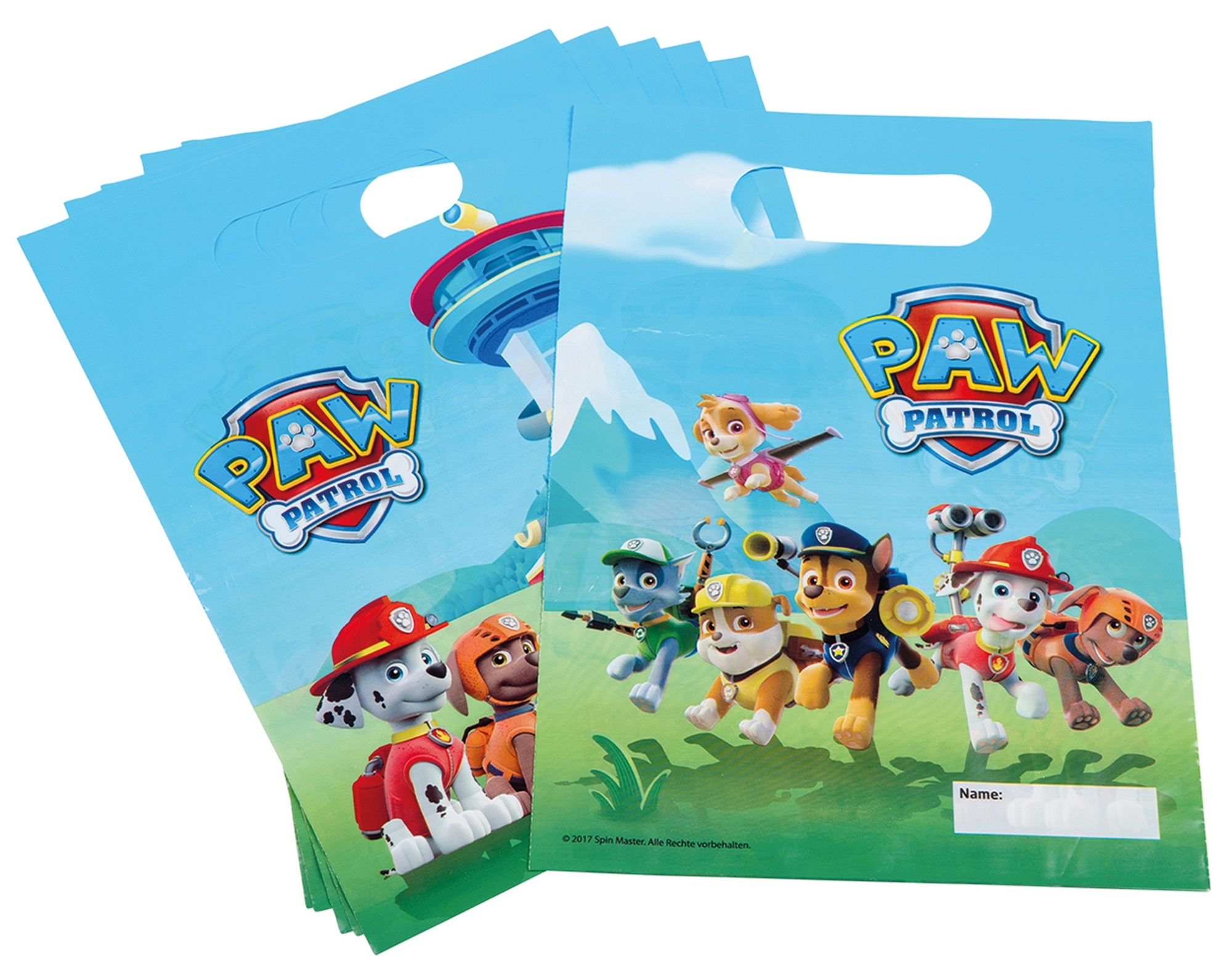Paw Patrol - 6 Geschenkbeutel Paw Patrol - 6 Geschenkbeutel