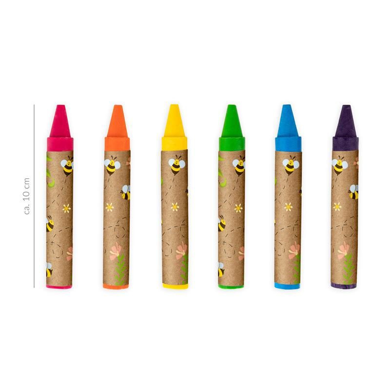 Meine Bienenfreunde - 6 Wachsmalkreiden Bienenwachs Meine Bienenfreunde - 6 Wachsmalkreiden Bienenwachs