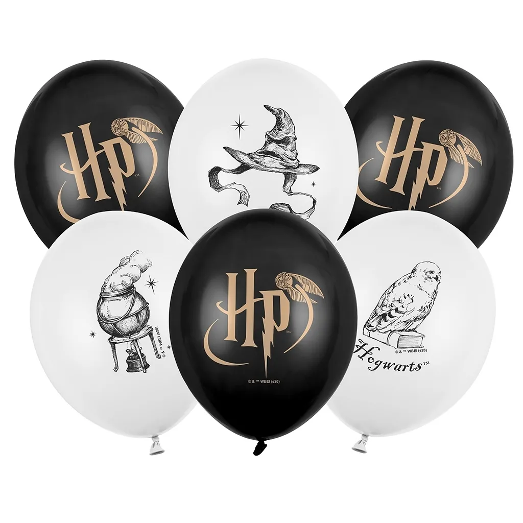 6 Latexballons im Set "Harry Potter"