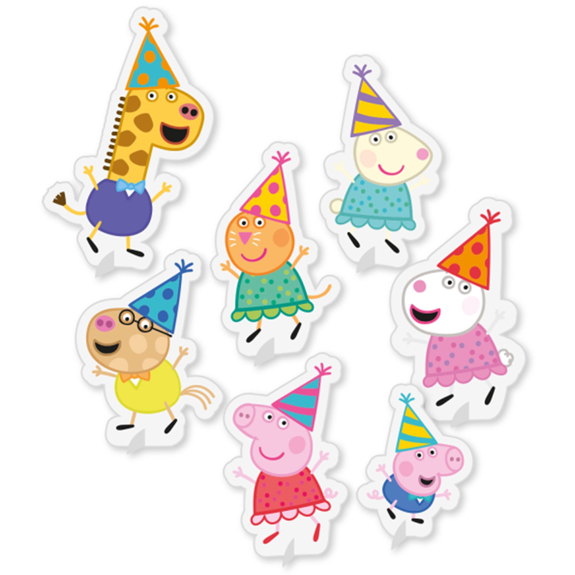 Tischdekorations-Set "Peppa Pig" Bekleidung, Hut, Hut für Partys, Person, Gesicht