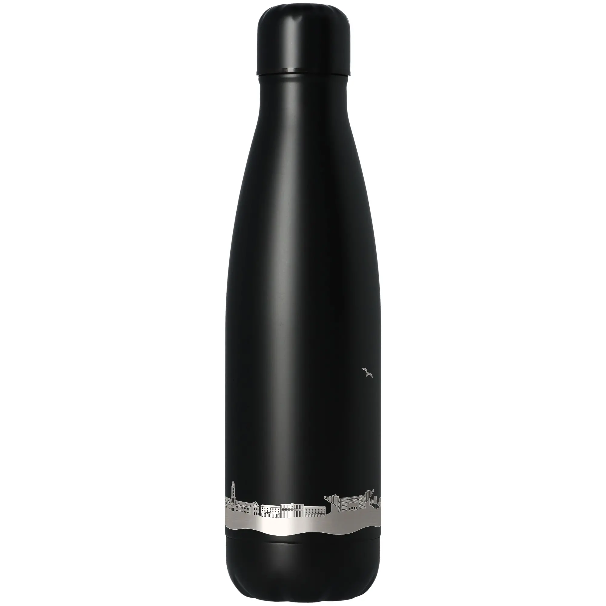 Trinkflasche Skyline Kaiserslautern Schwarz 500ml