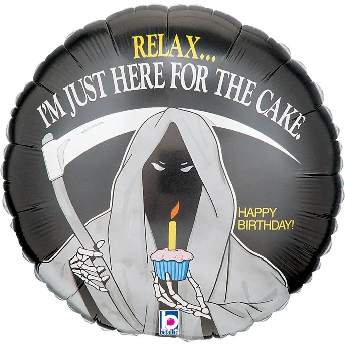 Folienballon Happy Birthday "Relax...." 45cm