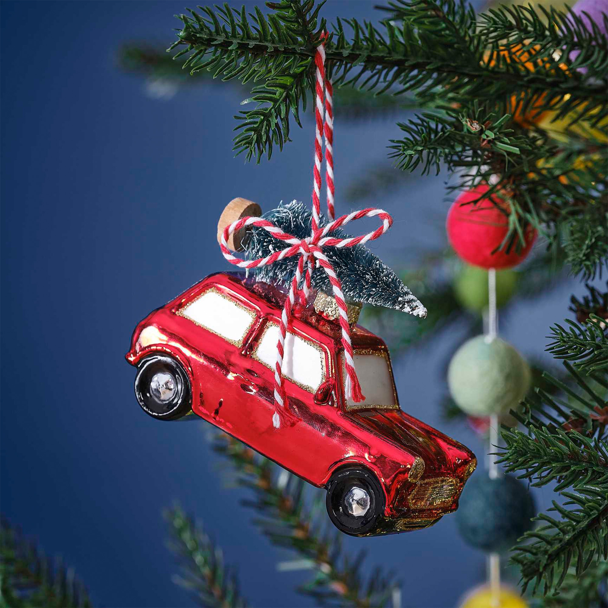 Weihnachtskugel "Auto"