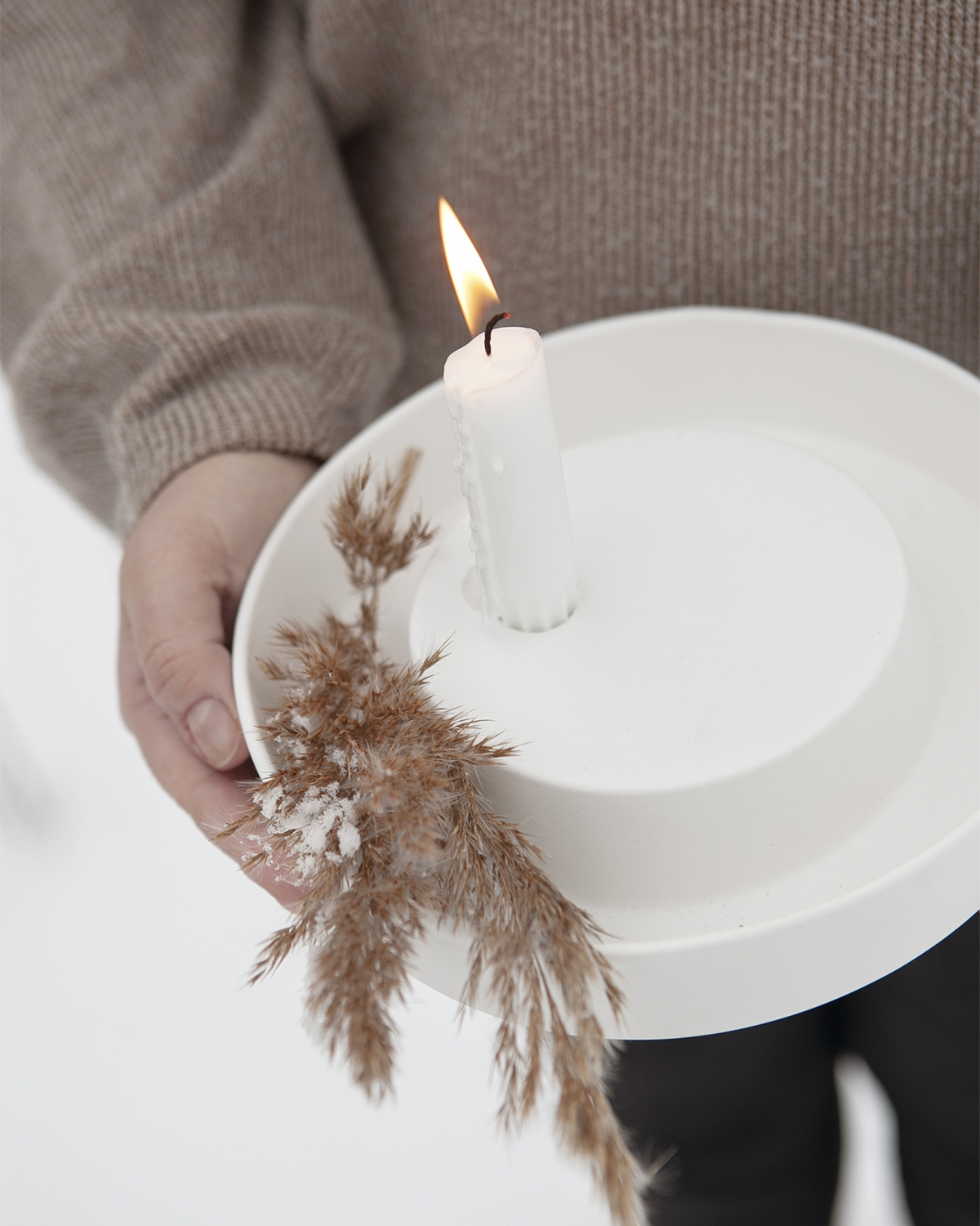 Storefactory - Valltorp L - Weiß - 1 Kerze Storefactory - Valltorp L - Weiß - 1 Kerze