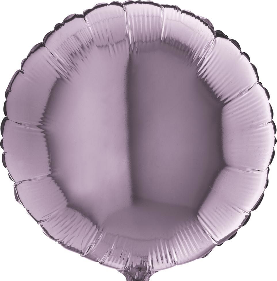 Folienballon Rund Flieder 45cm