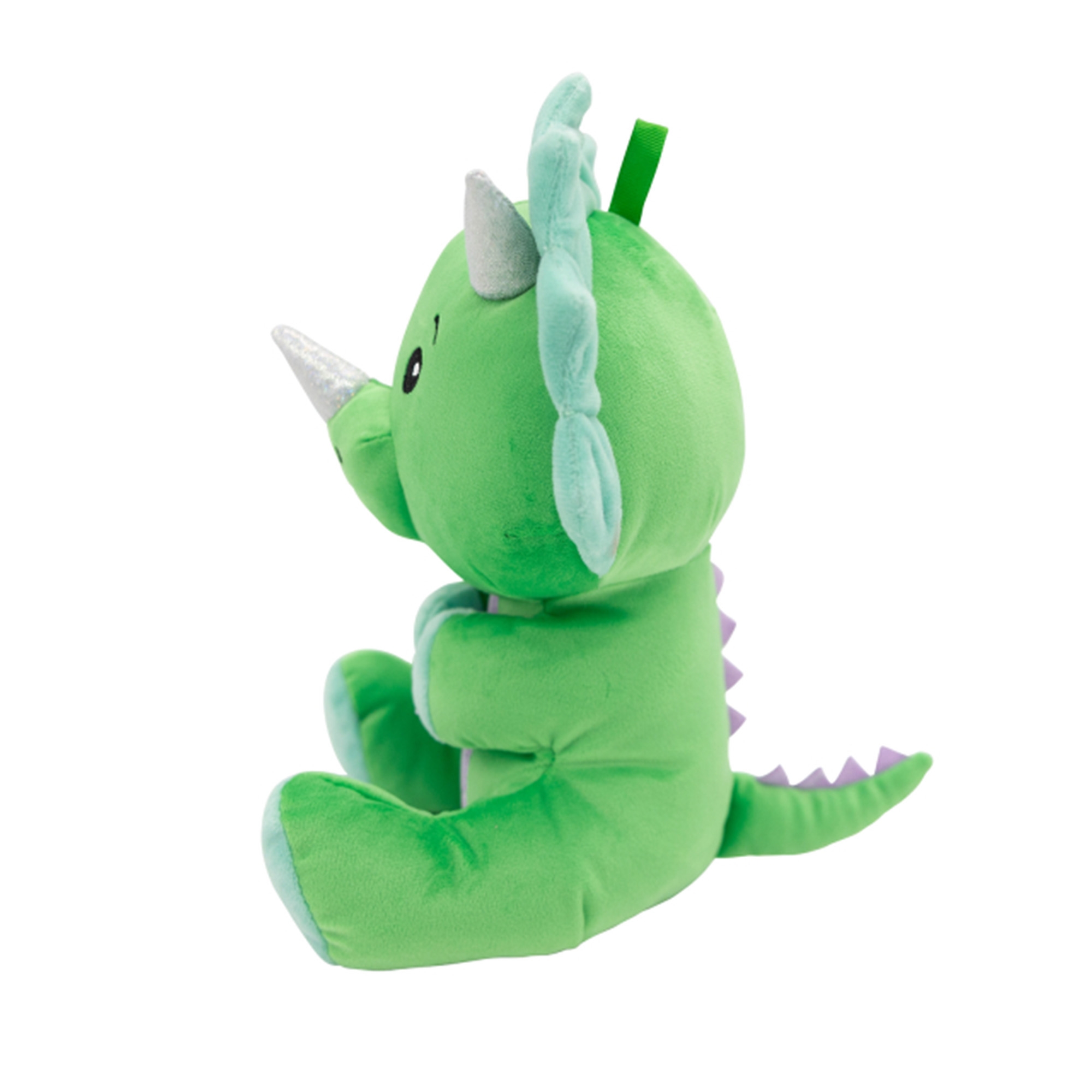 2-in-1 Plüschtier-Ballongewicht "Dinosaurier" 21 cm Plüsch, Spielzeug