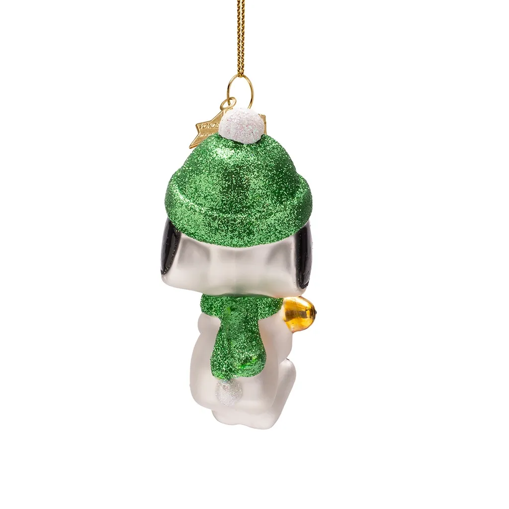 Vondels Weihnachtskugel "Snoopy mit Woodstock"