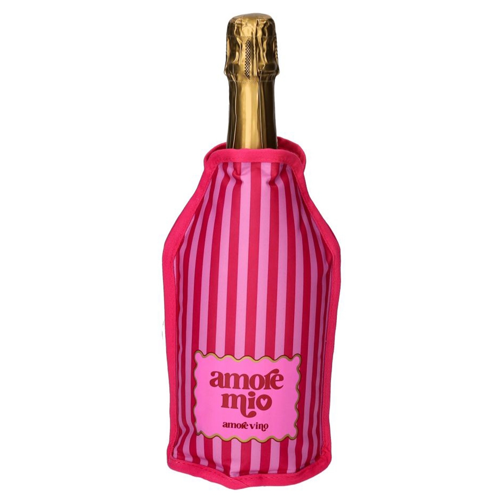 Flasche, Sektflasche, Pink, Streifen, Kleiner Wein