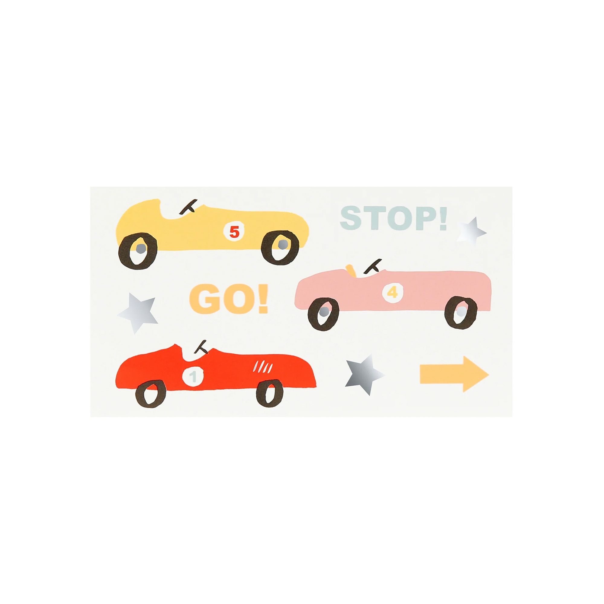 Meri Meri - Tattoos "Rennautos" Meri Meri - Tattoos "Rennautos"