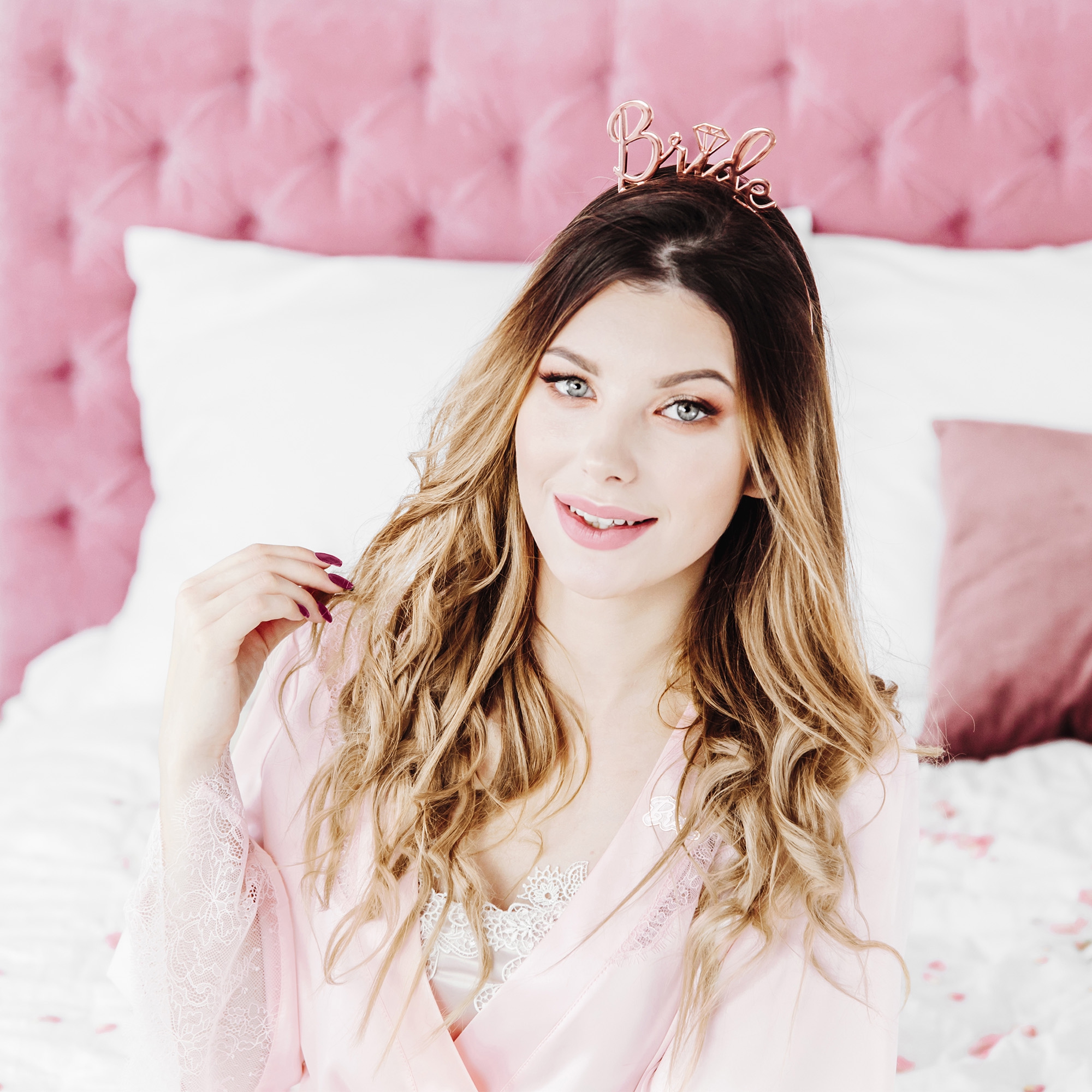 Haarreifen "Bride", Roségold Haarreifen "Bride", Roségold