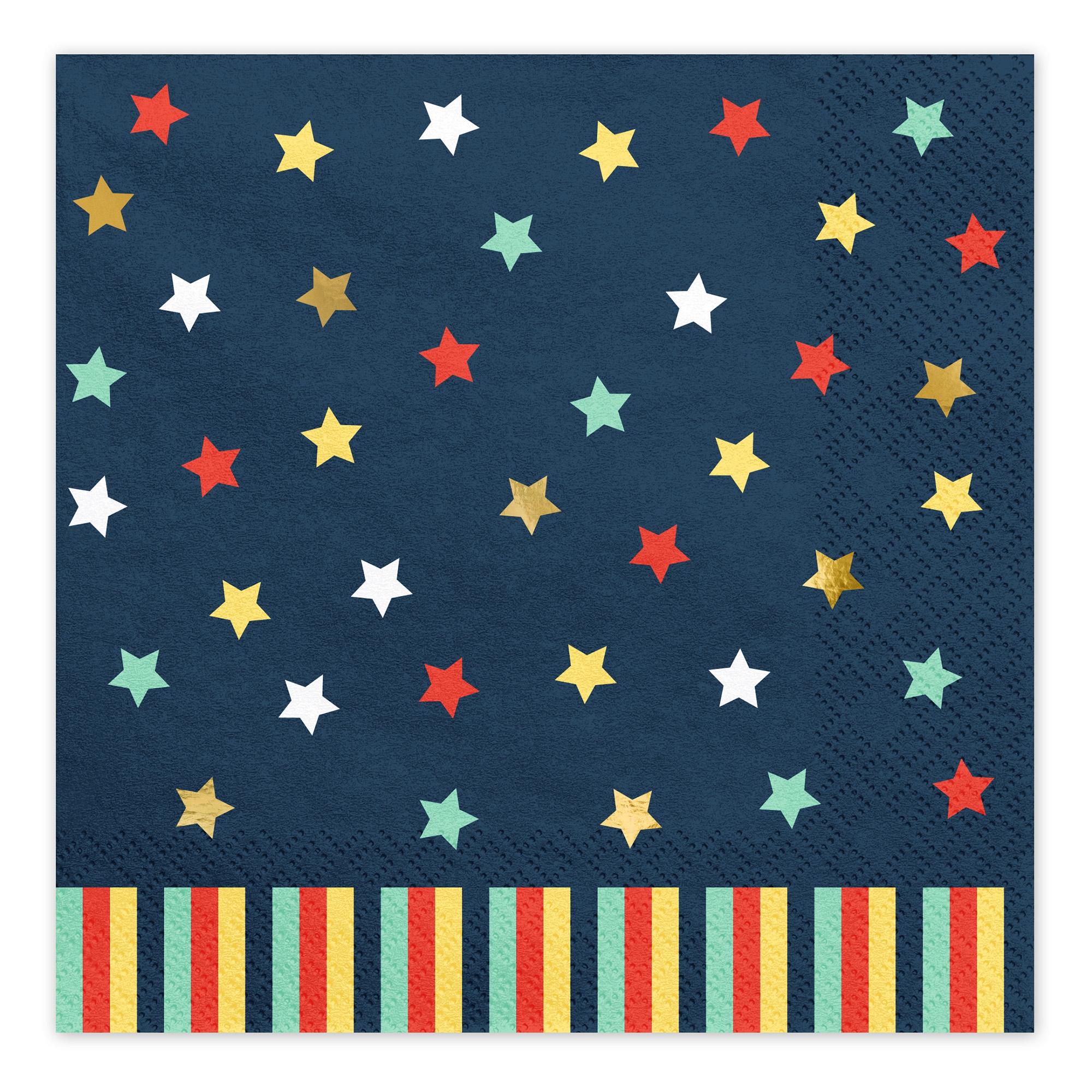 12 Servietten "Sterne" Dunkelblau 12 Servietten "Sterne" Dunkelblau