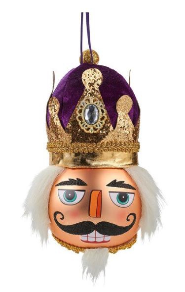 Weihnachtskugel "Nussknacker" Lila Weihnachtskugel "Nussknacker" Lila