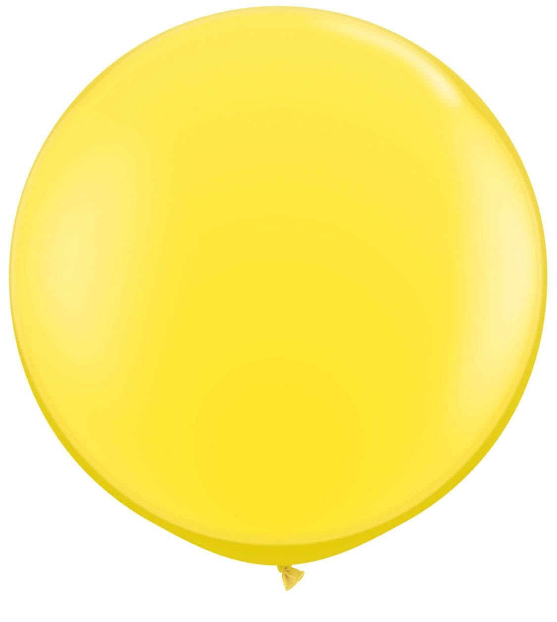 Qualatex Latexballon Gigant Yellow Ø 90cm