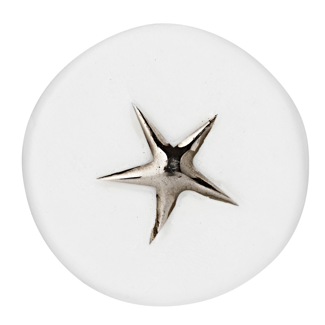 Silvester - Glücksmünze Stern Silber