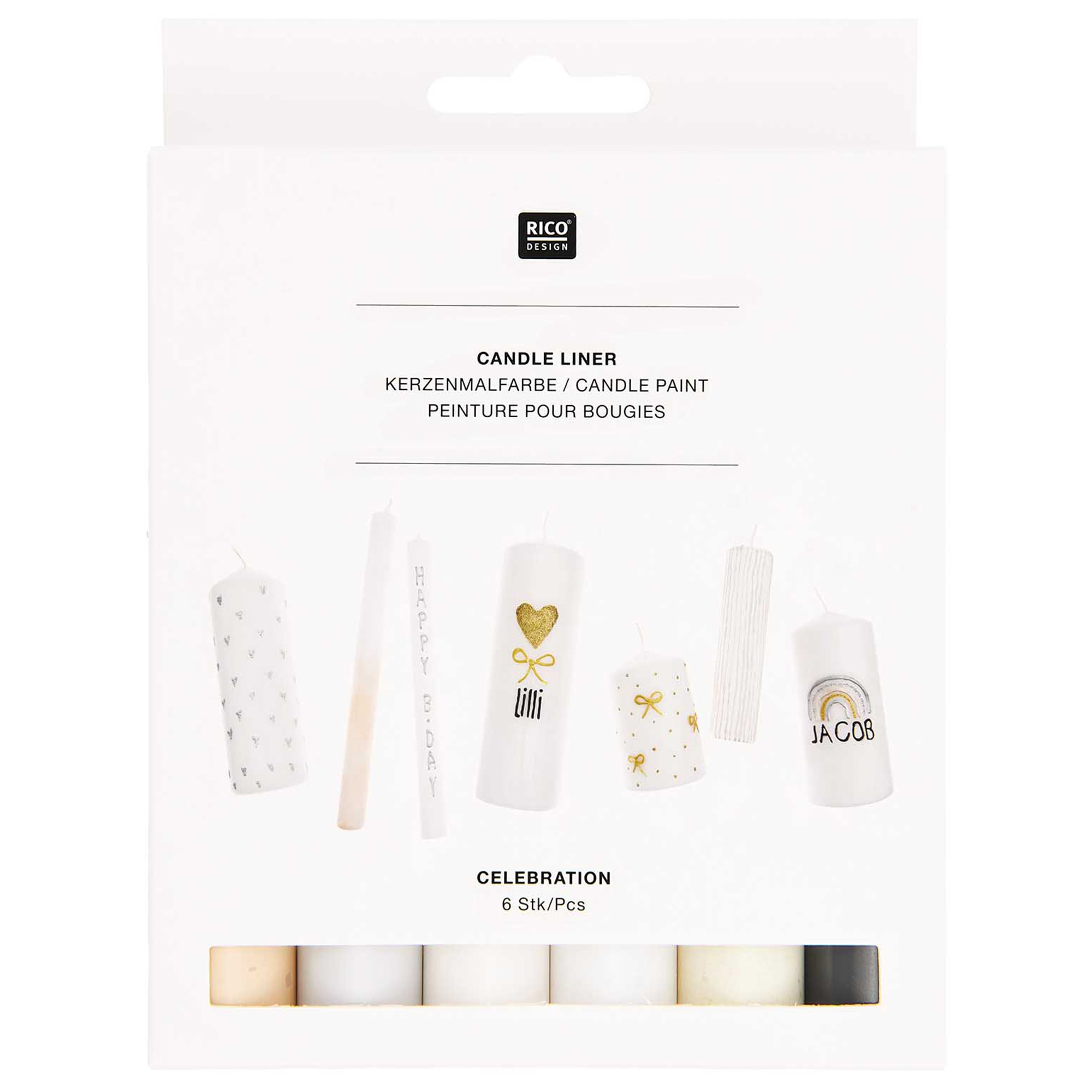 6 Kerzen Stifte "Celebration" 6 Kerzen Stifte "Celebration"