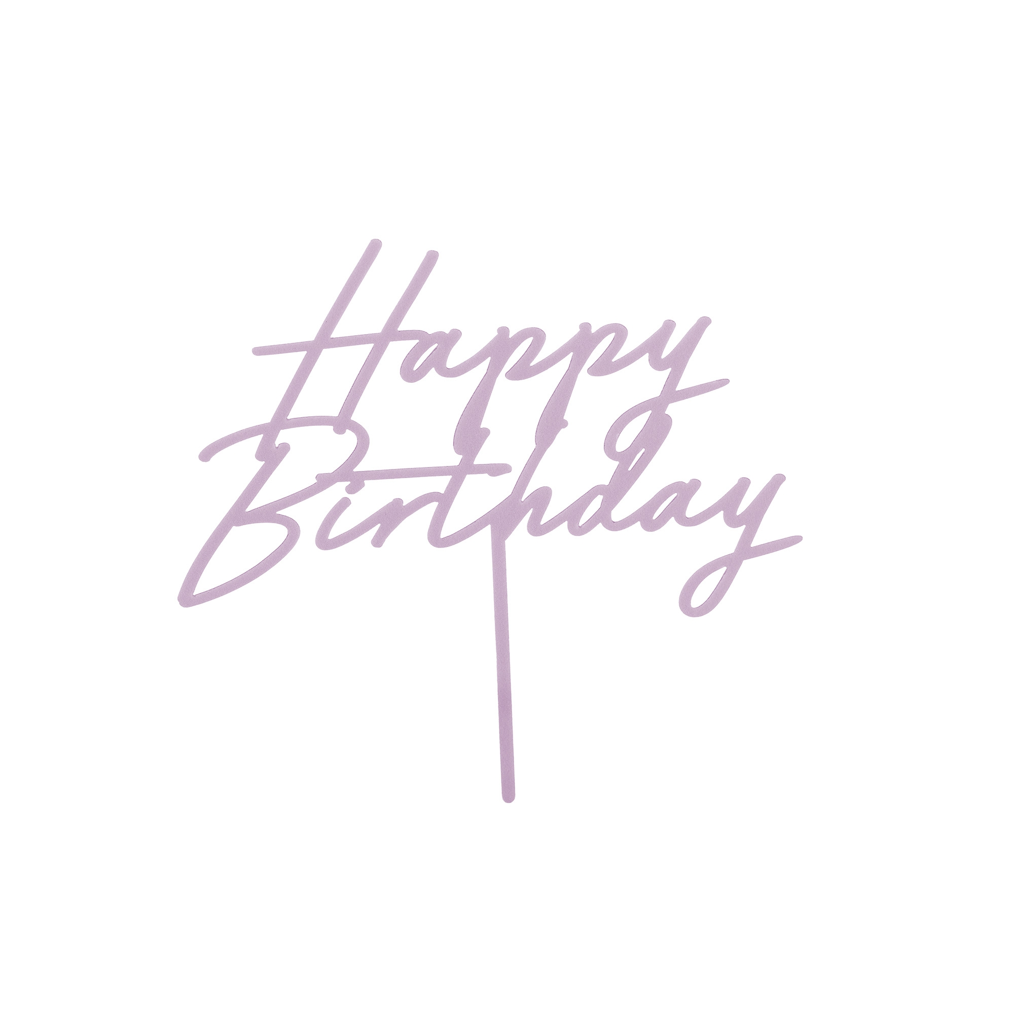 Caketopper "Happy Birthday" Handschrift, Text