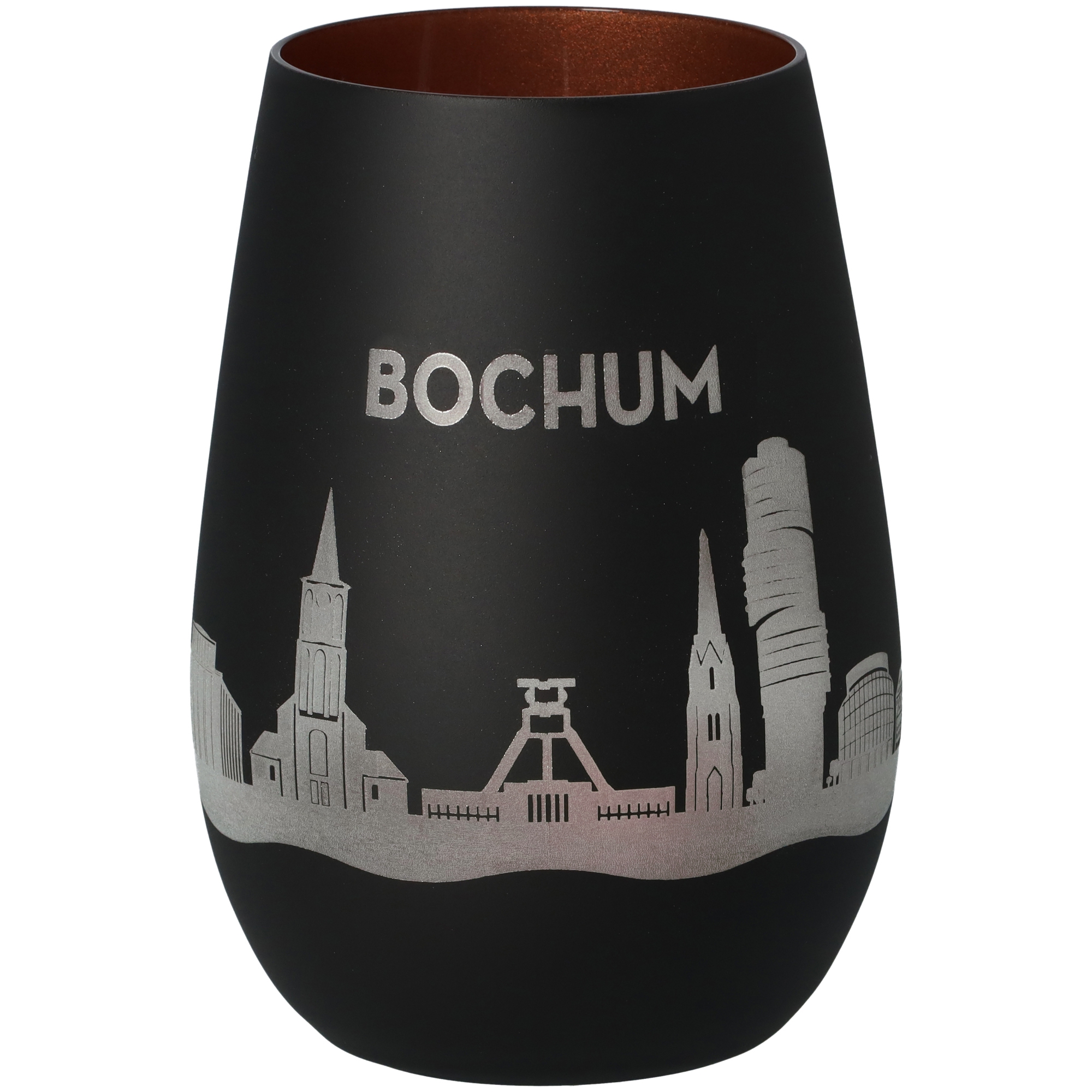Windlicht Skyline Bochum Schwarz/Bronze Windlicht Skyline Bochum Schwarz/Bronze