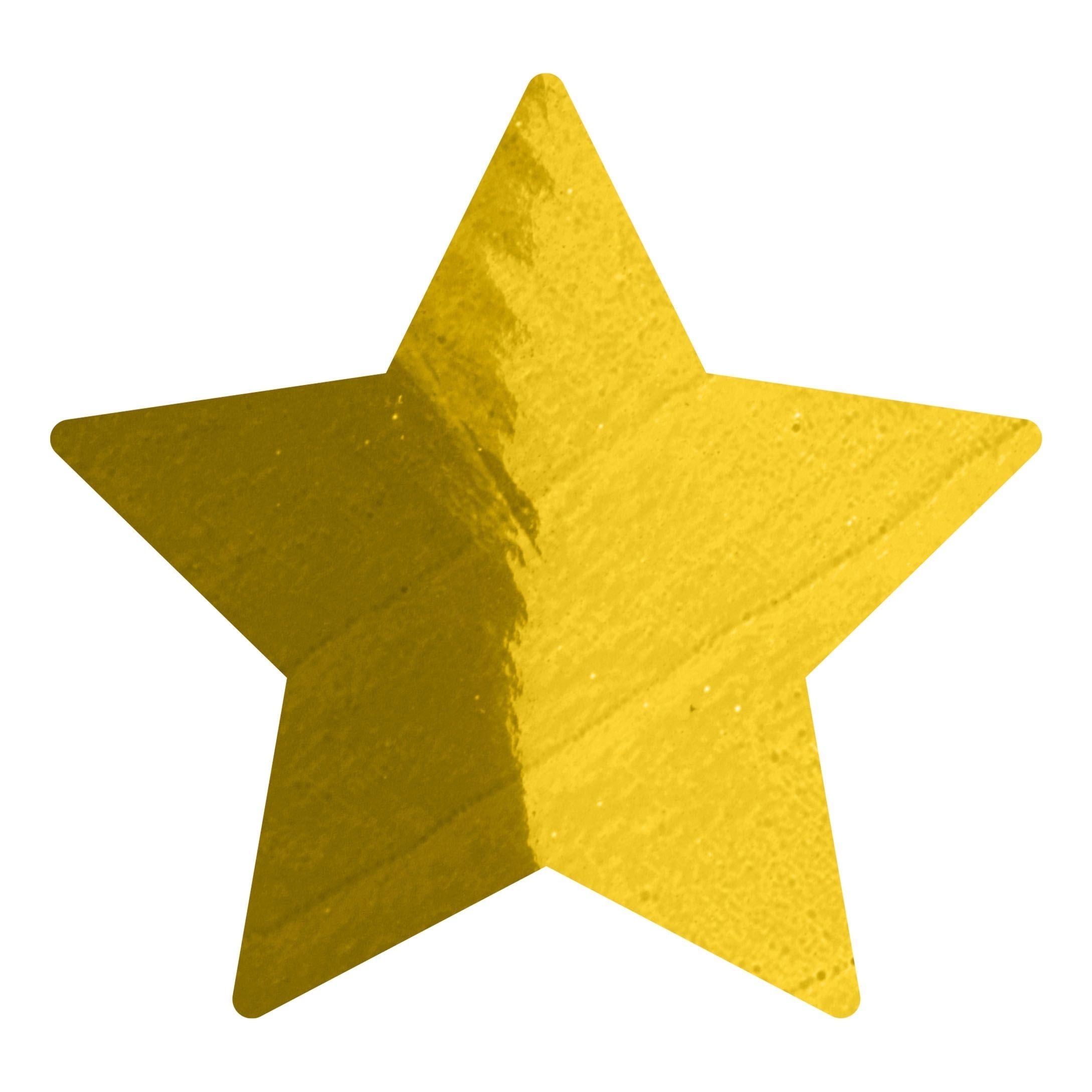 Folienkonfetti 1,7cm Stern 100g Gold