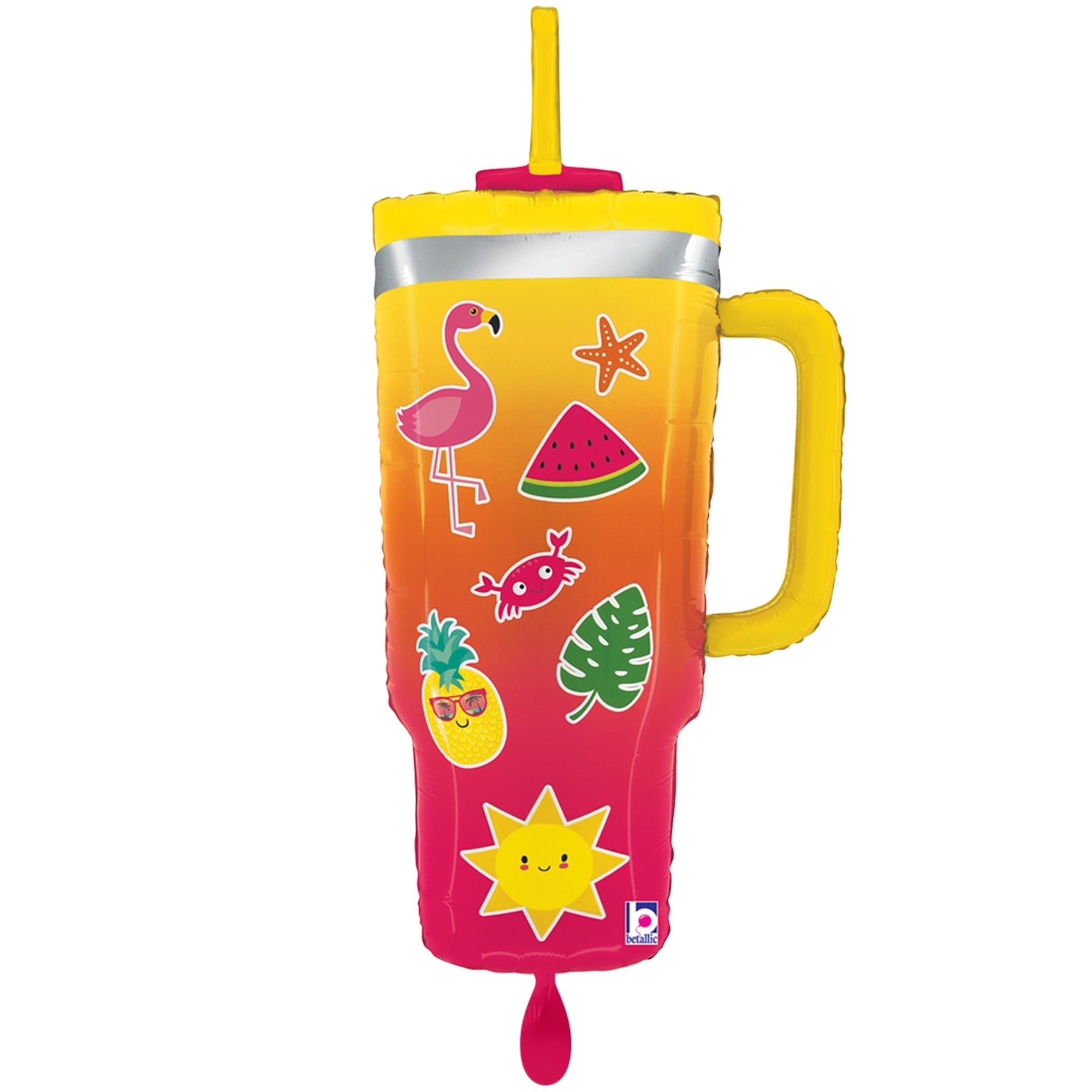 Folienballon "Summer Tumbler" 100 cm Pokal