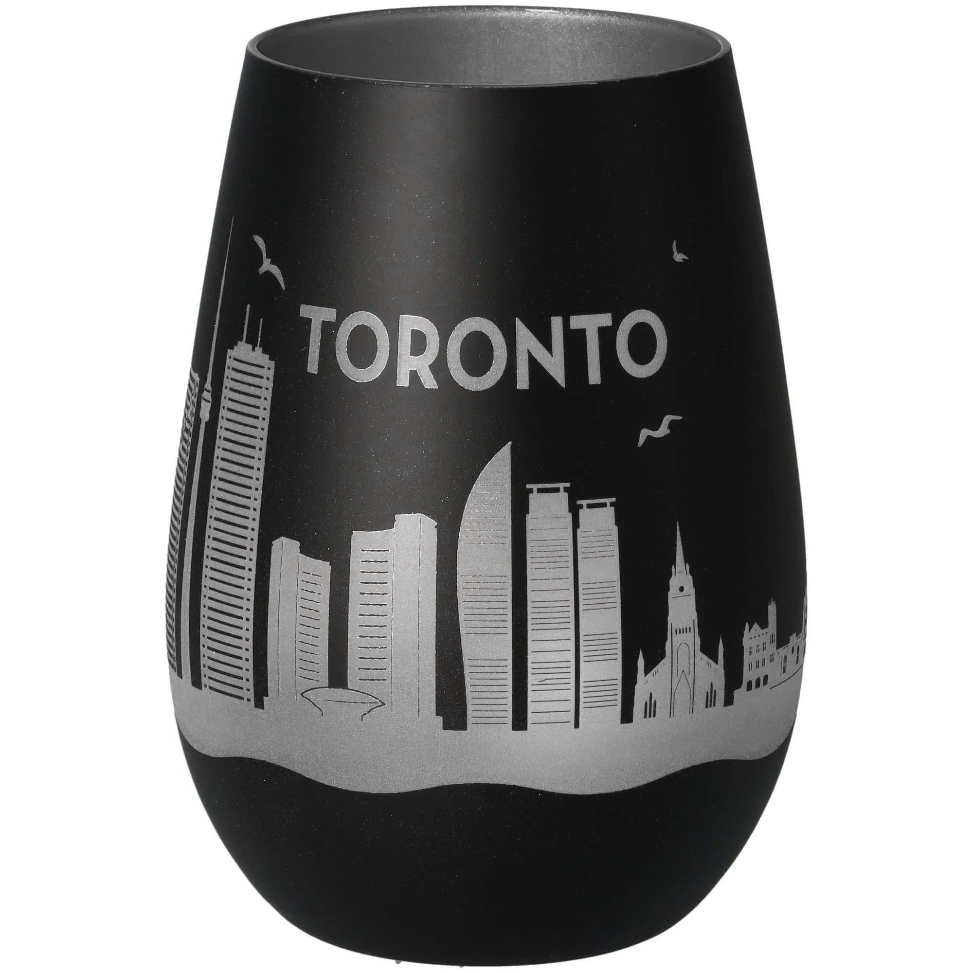 Kaffeebecher, Becher, Toronto, Stadtansicht, Silhouette