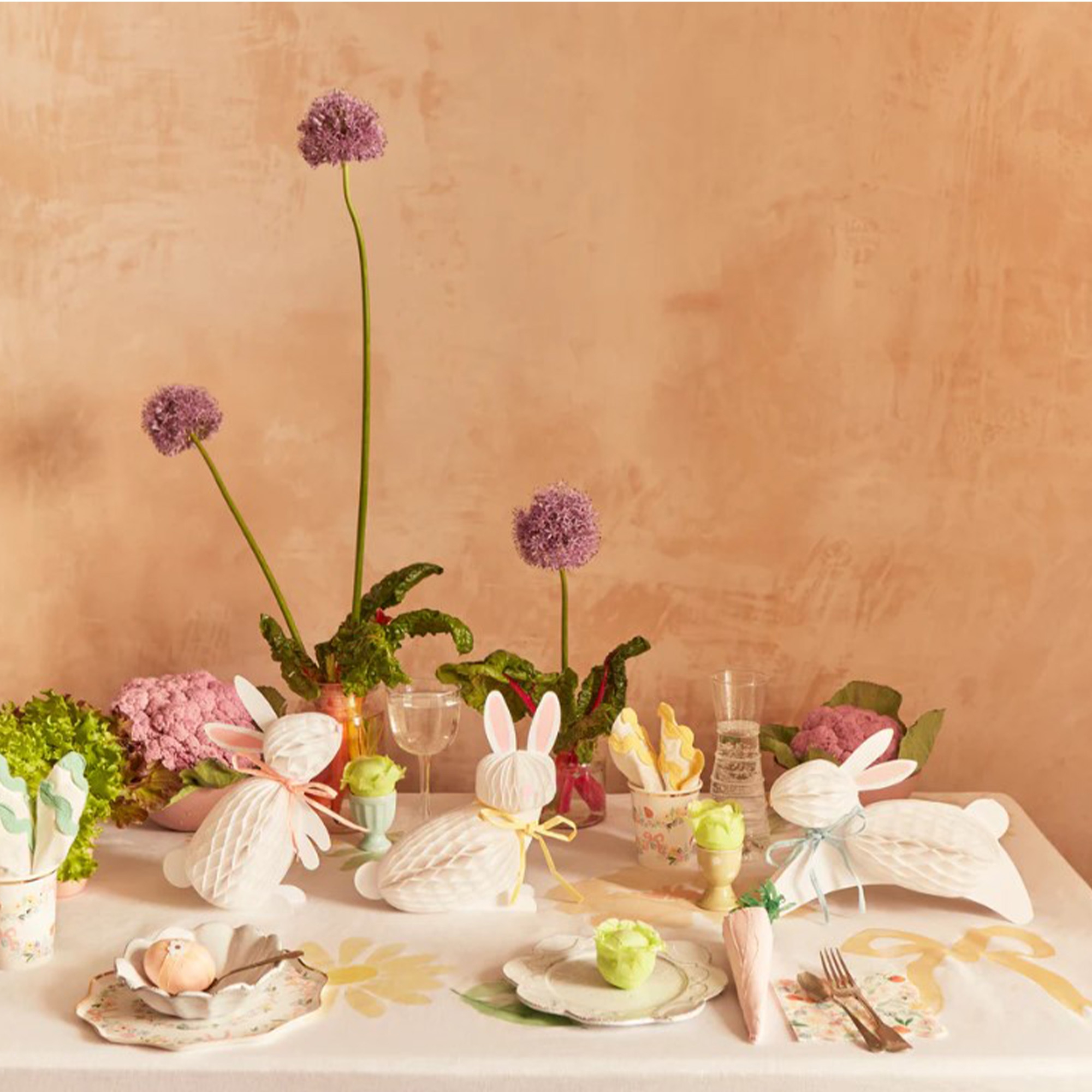 Meri Meri - 6 Wabenball Osterhasen Meri Meri - 6 Wabenball Osterhasen