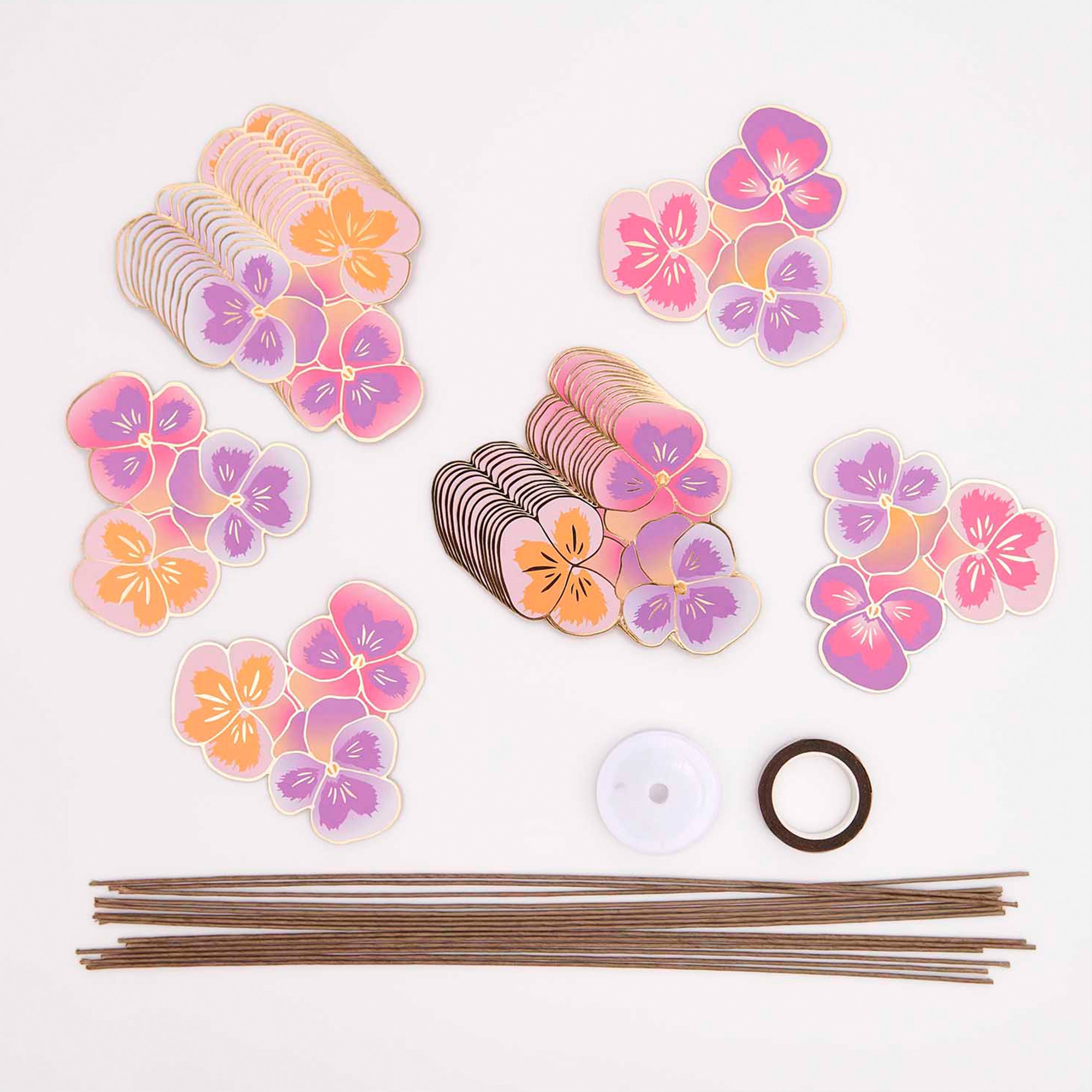 Bastelset Stiefmütterchen Fontäne Bastelset Stiefmütterchen Fontäne