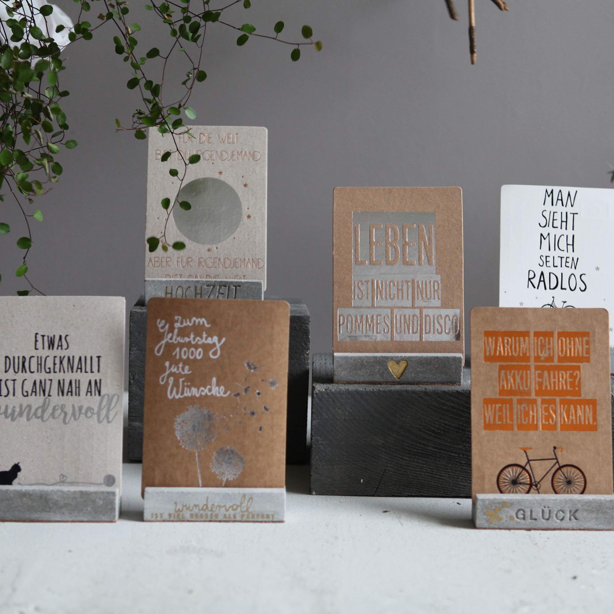 Kartenhalter "Goldenes Herz" Kartenhalter "Goldenes Herz"