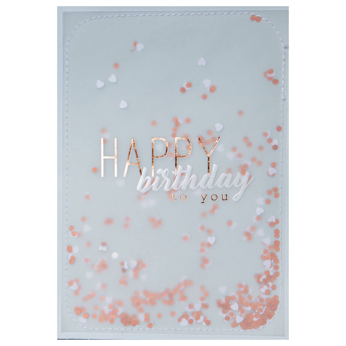 Räder Design - Konfettikarte "Happy Birthday to you"