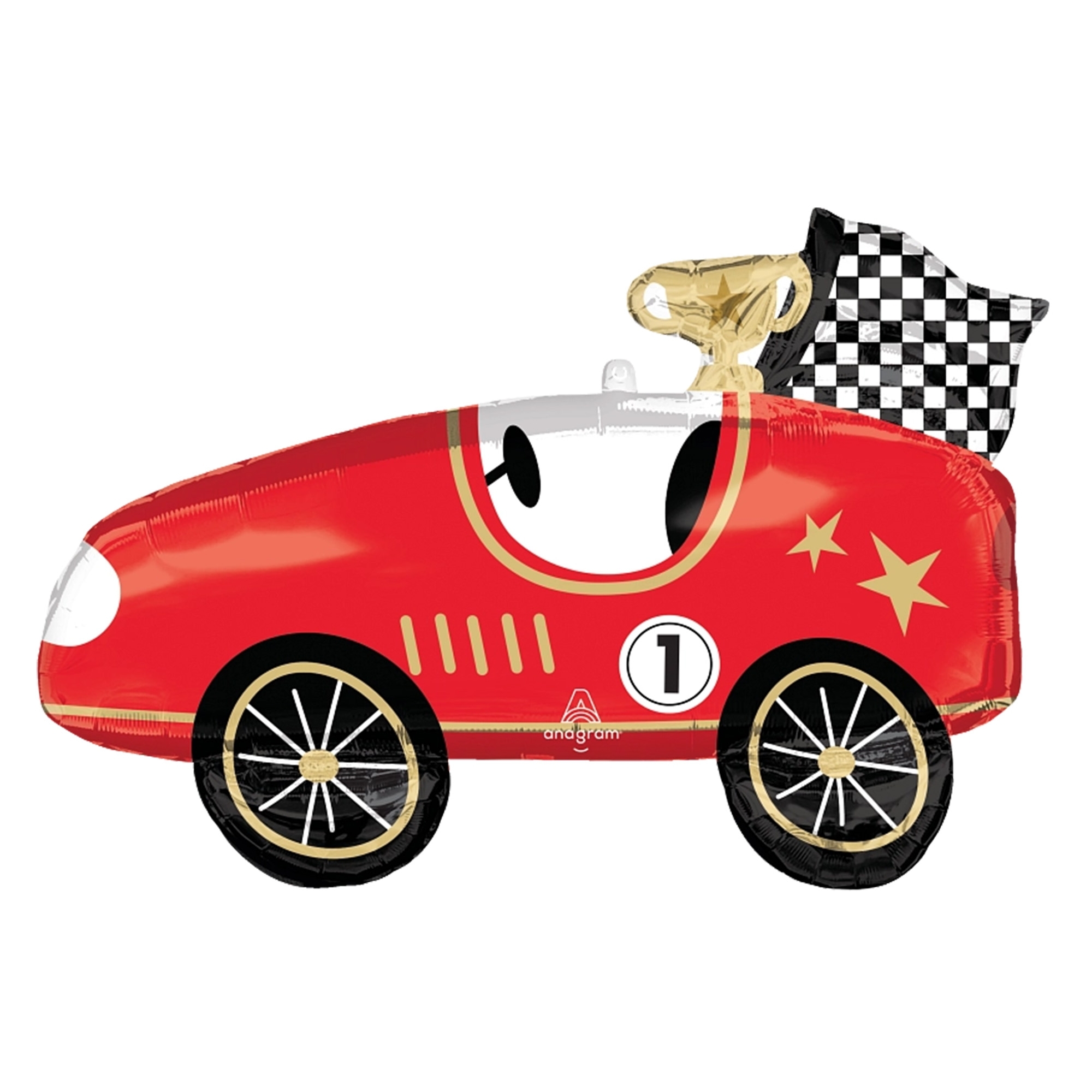 Folienballon "Race Car" 80 cm Leichtmetallfelge, Auto, Maschine, Reifen, Rad