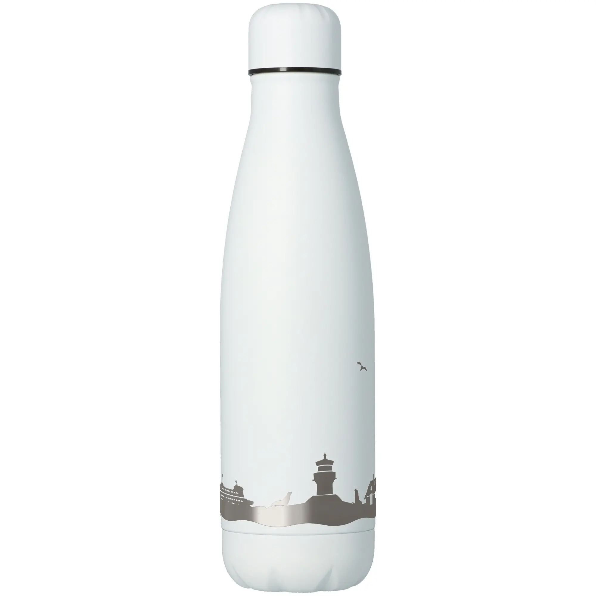 Trinkflasche Skyline Amrum Weiß 500ml