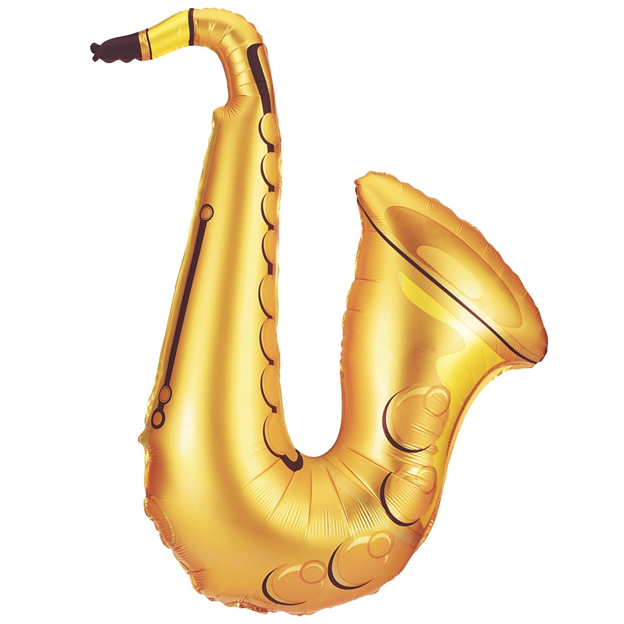 Folienballon Shape Saxophon 95cm Musikinstrument, Saxophon