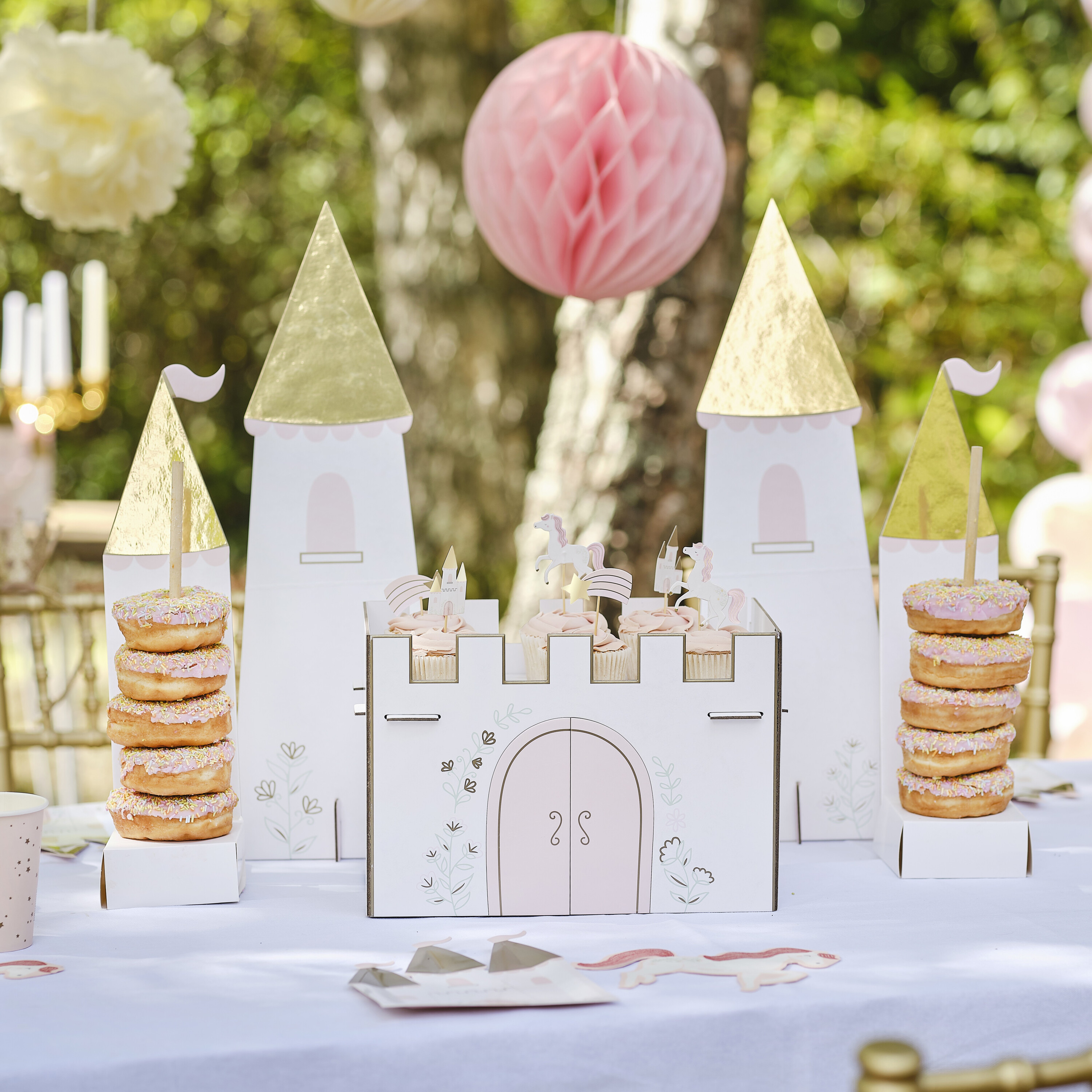 Princess Party - Leckereien Stand "Schloss"