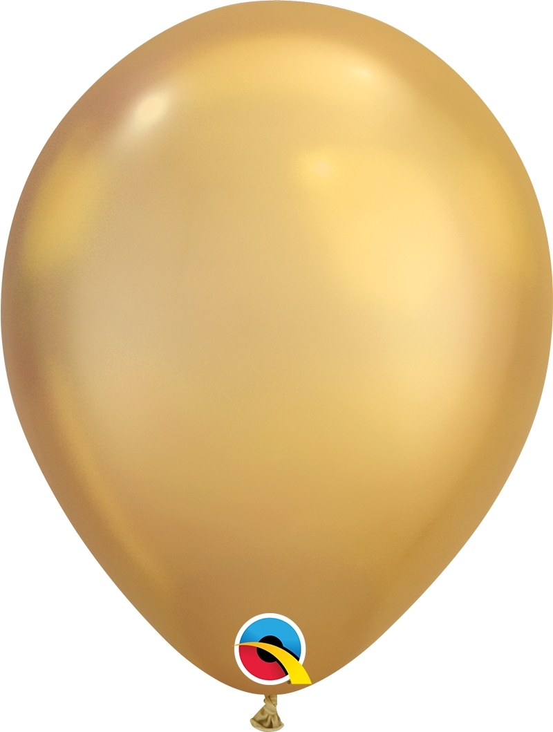 Qualatex Latexballon Chrome Gold Ø 30cm