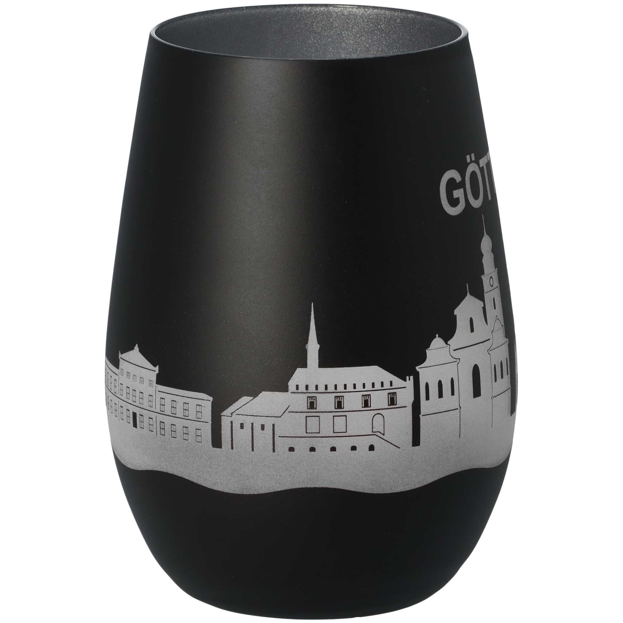 Windlicht Skyline Göttingen Schwarz/Silber Windlicht Skyline Göttingen Schwarz/Silber