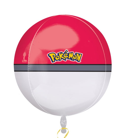 Folienballon Orbz "Pokèball" 40cm Folienballon Orbz "Pokèball" 40cm