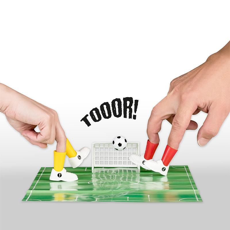 Finger-Fußball-Set für 2 Spieler 9-teilig